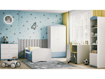 Cama 140 x 70 cm Kocot Kids com colchão BabyDreams Blue