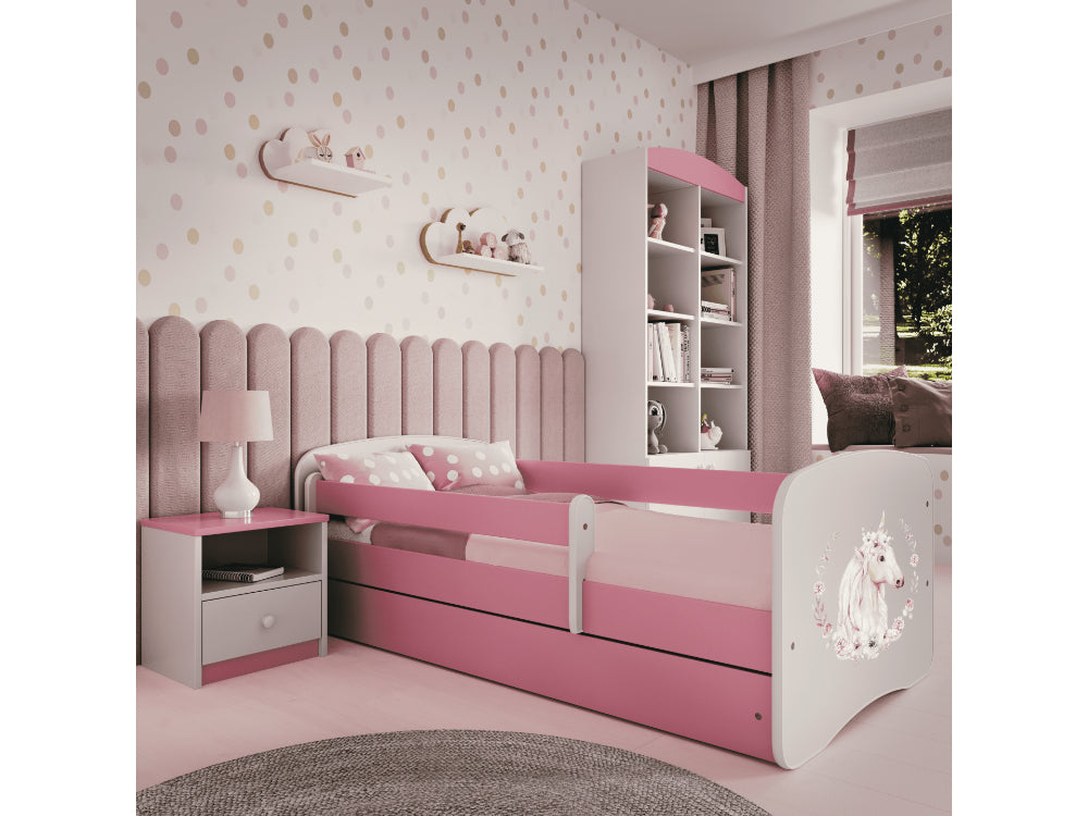 Cama 160 x 80 cm Kocot Kids BabyDreams Horse Pink
