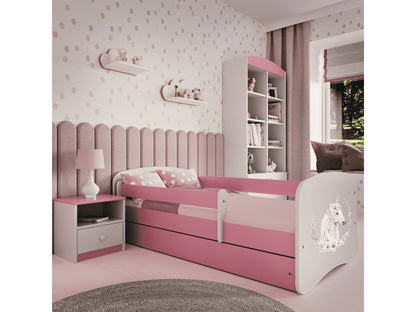 Cama 160 x 80 cm Kocot Kids BabyDreams Horse Pink