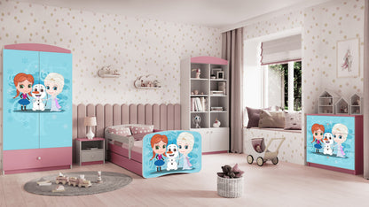 Cama 140 x 70 cm Kocot Kids BabyDreams Frozen Land Pink