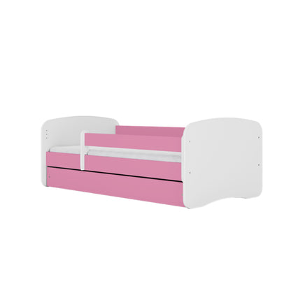 Cama 140 x 70 cm Kocot Kids com colchão BabyDreams Frozen Land Pink