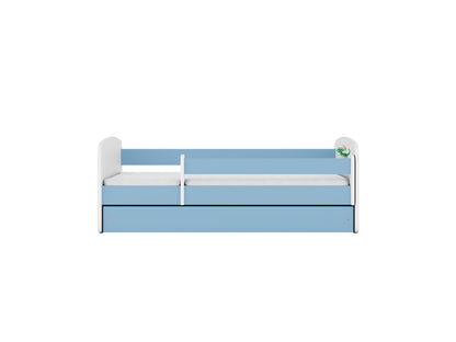 Cama 160 x 80 cm Kocot Kids com colchão BabyDreams Baby Dino Blue