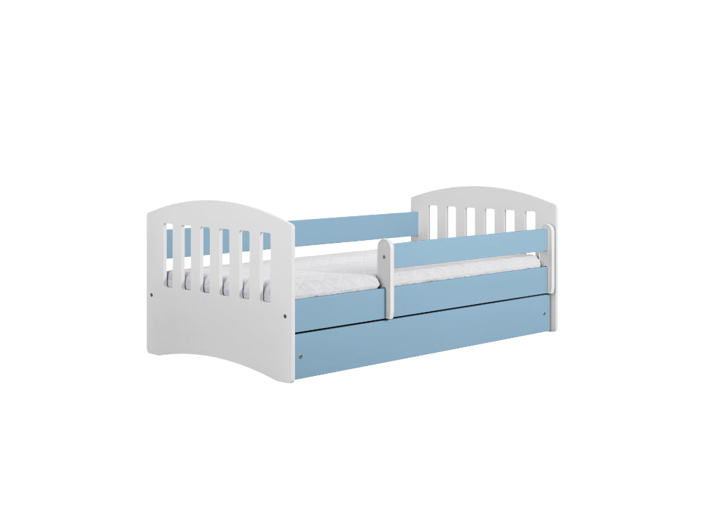 Cama 160 x 80 cm Kocot Kids com gaveta e colchão Classic 1 Blue
