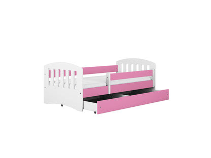 Cama 160 x 80 cm Kocot Kids com gaveta Classic 1 Pink