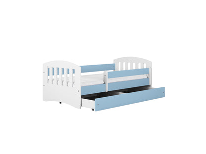 Cama 180 x 80 cm Kocot Kids com gaveta e colchão Classic 1 Blue