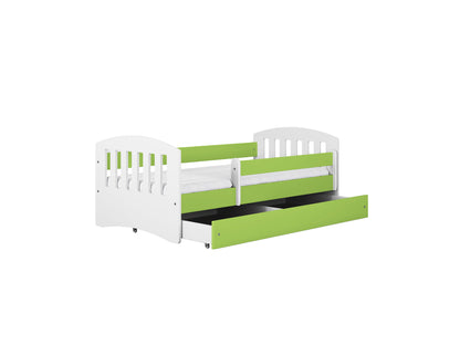Cama 180 x 80 cm Kocot Kids com gaveta e colchão Classic 1 Green