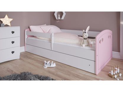Cama 180 x 80 cm Kocot Kids com gaveta Julia Mix Pink