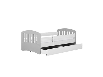 Cama 140 x 80 cm Kocot Kids com gaveta Classic 1 Mix Grey