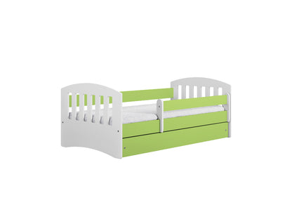 Cama 140 x 80 cm Kocot Kids com gaveta e colchão Classic 1 Green