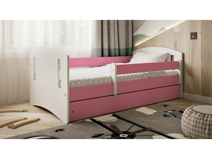 Cama 140 x 80 cm Kocot Kids com colchão Classic 2 Pink
