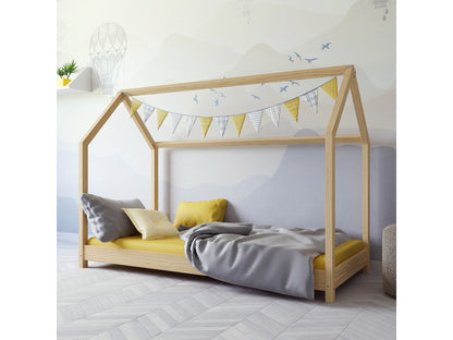 Cama 200 x 90 cm Kocot Kids Bella Natural