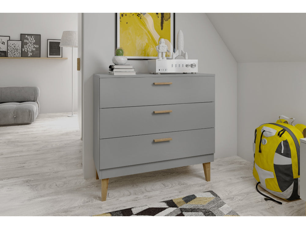 Cómoda Kocot Kids Kubi Grey