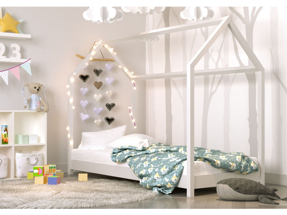 Cama 160 x 80 cm Kocot Kids Bella White