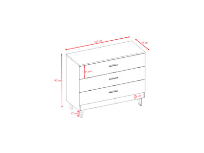 Cómoda Kocot Kids Kubi White