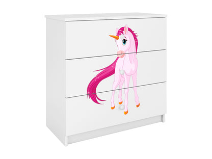 Cómoda Kocot Kids BabyDreams Unicorn White