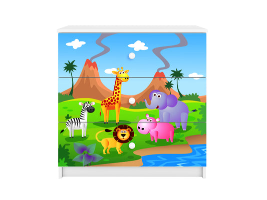 Cómoda Kocot Kids BabyDreams Safari White