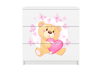 Cómoda Kocot Kids BabyDreams Teddybear Butterflies White