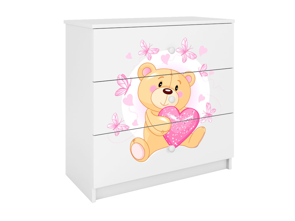 Cómoda Kocot Kids BabyDreams Teddybear Butterflies White