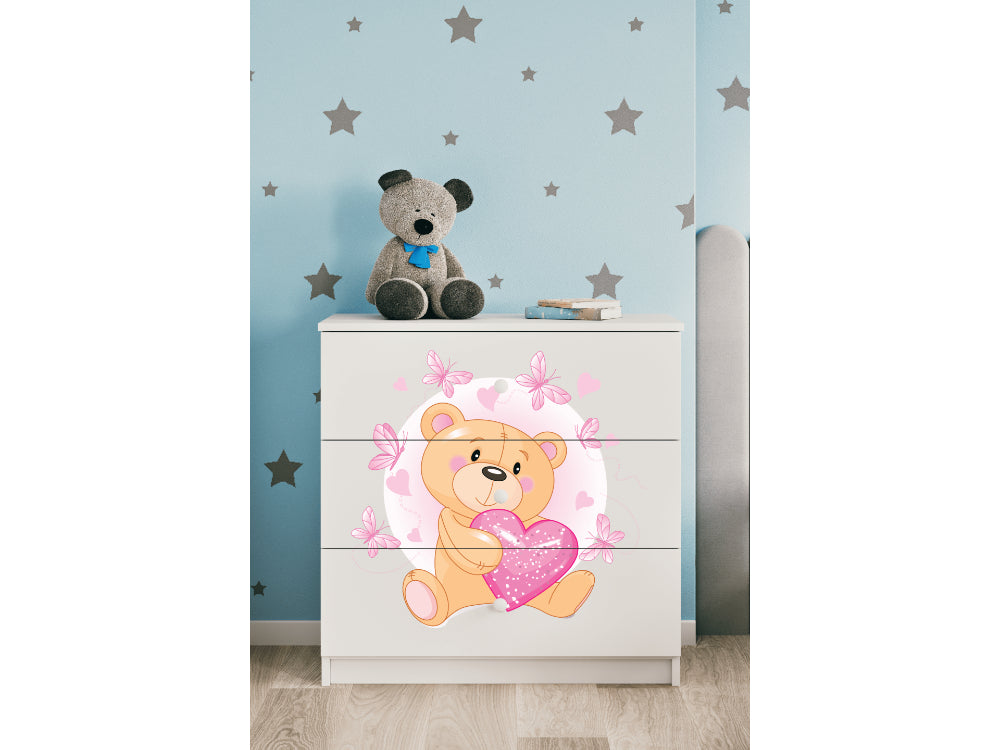 Cómoda Kocot Kids BabyDreams Teddybear Butterflies White