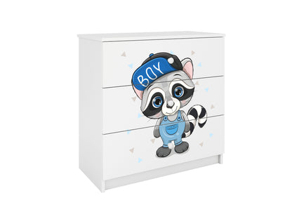 Cómoda Kocot Kids BabyDreams Raccoon White