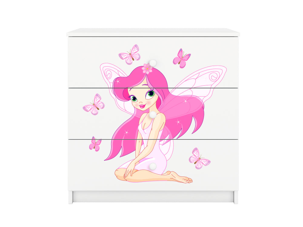 Cómoda Kocot Kids BabyDreams Fairy Borboletas White
