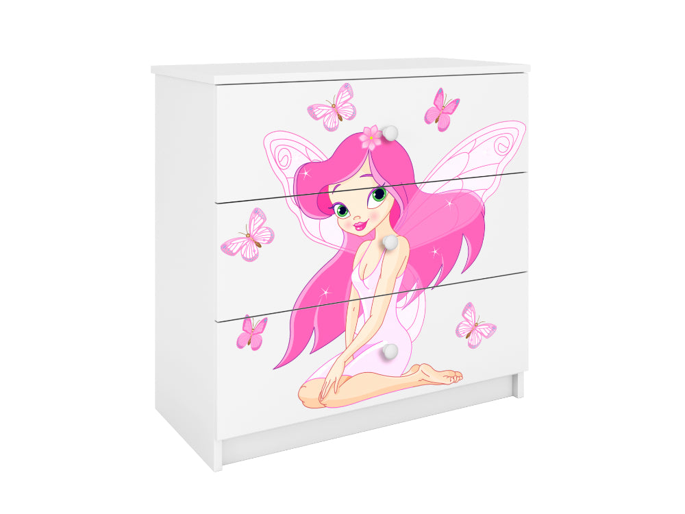 Cómoda Kocot Kids BabyDreams Fairy Borboletas White