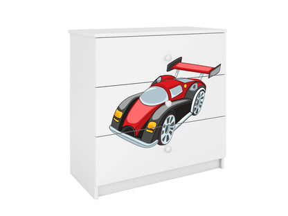 Cómoda Kocot Kids BabyDreams Racing Car White