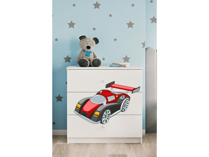Cómoda Kocot Kids BabyDreams Racing Car White