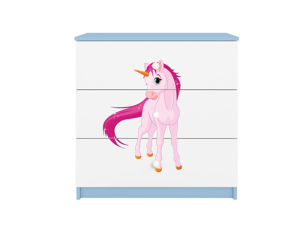 Cómoda Kocot Kids BabyDreams Unicorn Blue