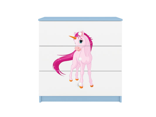 Cómoda Kocot Kids BabyDreams Unicorn Blue