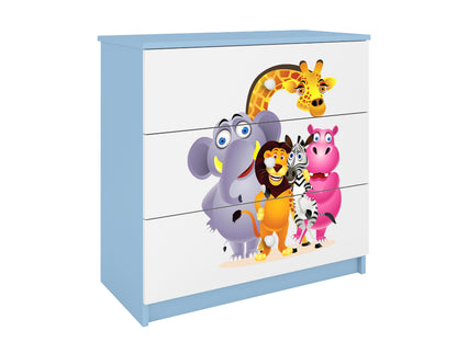 Cómoda Kocot Kids BabyDreams Zoo Blue