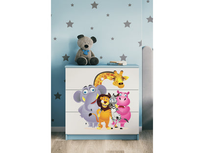 Cómoda Kocot Kids BabyDreams Zoo Blue