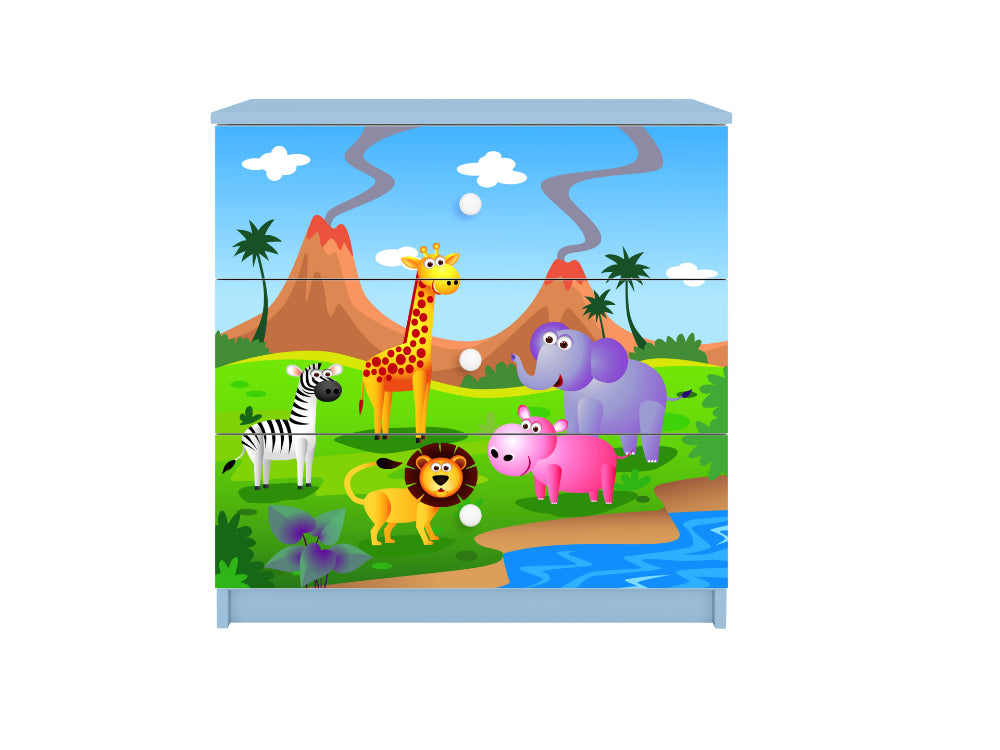 Cómoda Kocot Kids BabyDreams Safari Blue