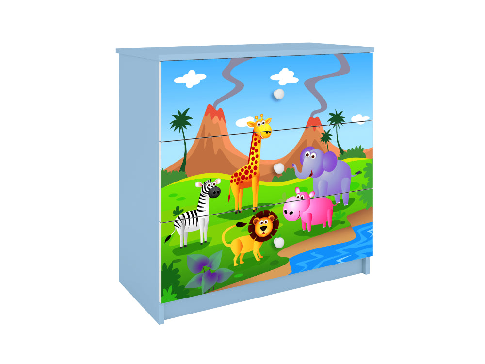 Cómoda Kocot Kids BabyDreams Safari Blue