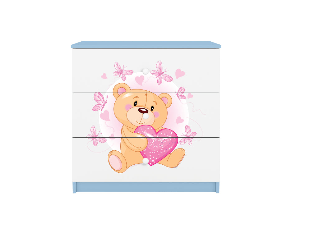 Cómoda Kocot Kids BabyDreams Teddybear Butterflies Blue