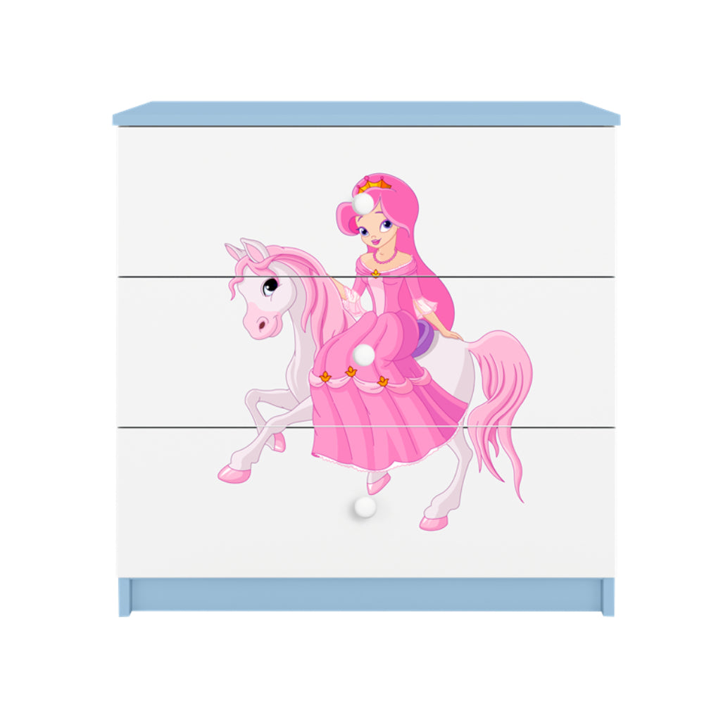 Cómoda Kocot Kids BabyDreams Princess on Horse Blue