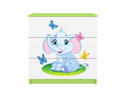 Cómoda Kocot Kids BabyDreams Baby Elephant Green