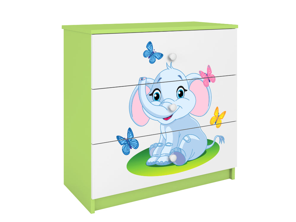 Cómoda Kocot Kids BabyDreams Baby Elephant Green