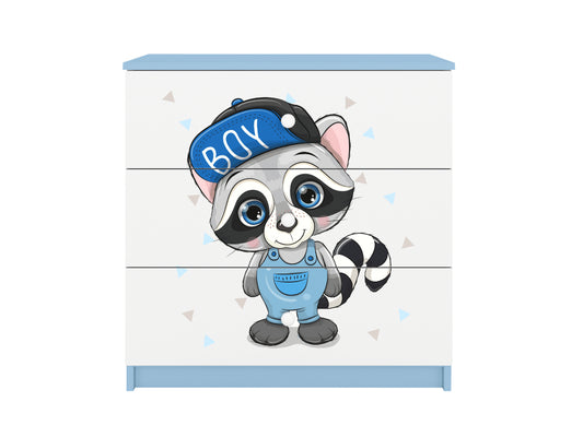 Cómoda Kocot Kids BabyDreams Raccoon Blue
