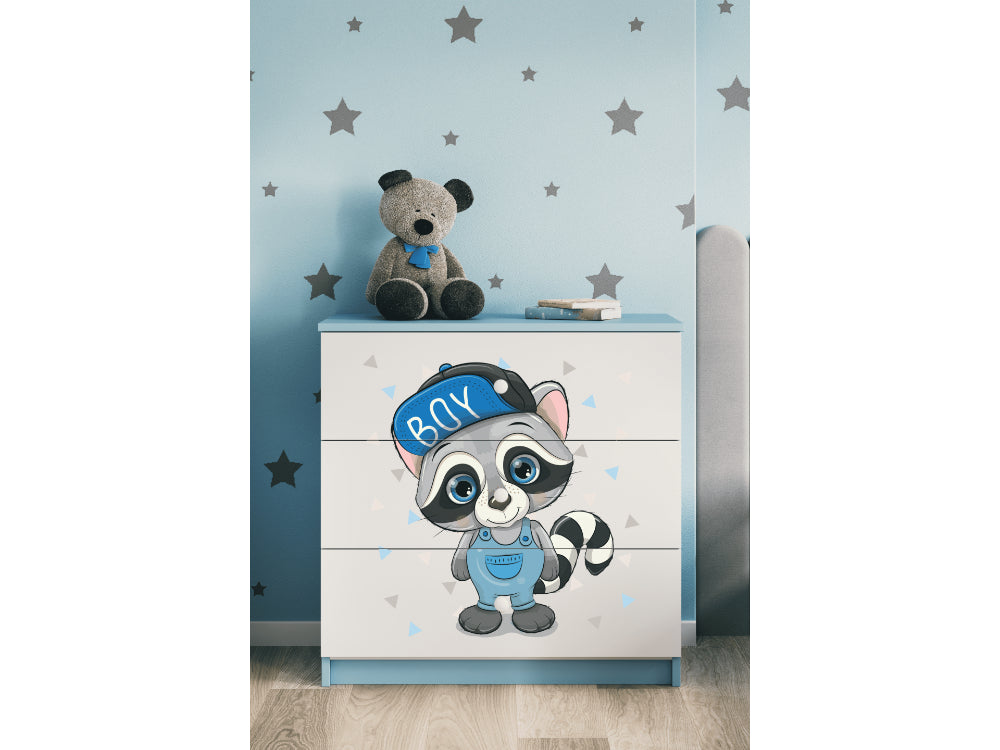 Cómoda Kocot Kids BabyDreams Raccoon Blue