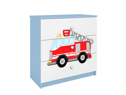 Cómoda Kocot Kids BabyDreams Fire Brigade Blue