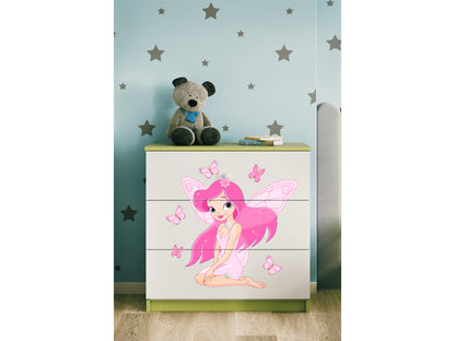 Cómoda Kocot Kids BabyDreams Fairy Borboletas Green