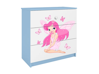 Cómoda Kocot Kids BabyDreams Fairy Borboletas Blue