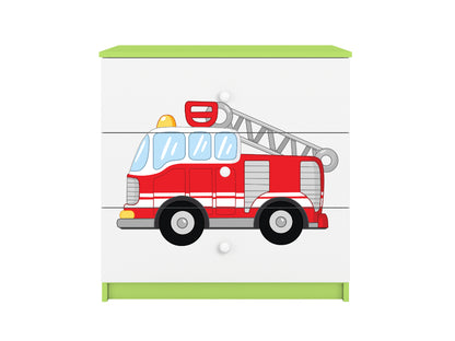 Cómoda Kocot Kids BabyDreams Fire Brigade Green