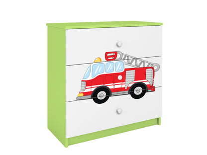 Cómoda Kocot Kids BabyDreams Fire Brigade Green