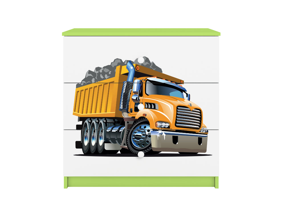 Cómoda Kocot Kids BabyDreams Truck Green