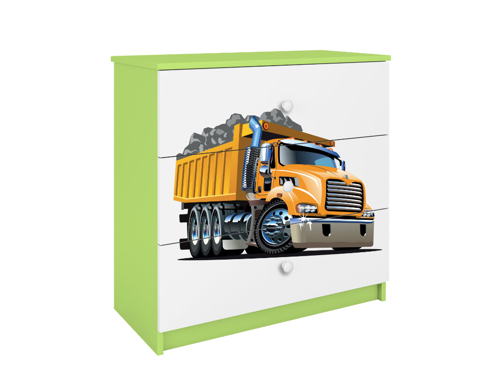 Cómoda Kocot Kids BabyDreams Truck Green