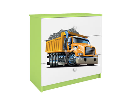 Cómoda Kocot Kids BabyDreams Truck Green