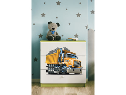Cómoda Kocot Kids BabyDreams Truck Green
