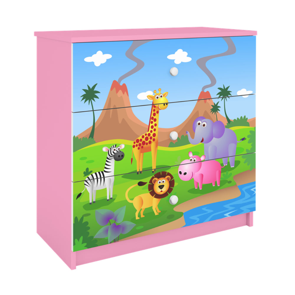 Cómoda Kocot Kids BabyDreams Safari Pink